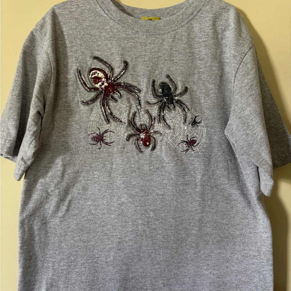 Kids Gray Spider T-Shirt